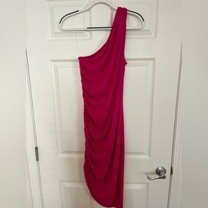 One shoulder dress